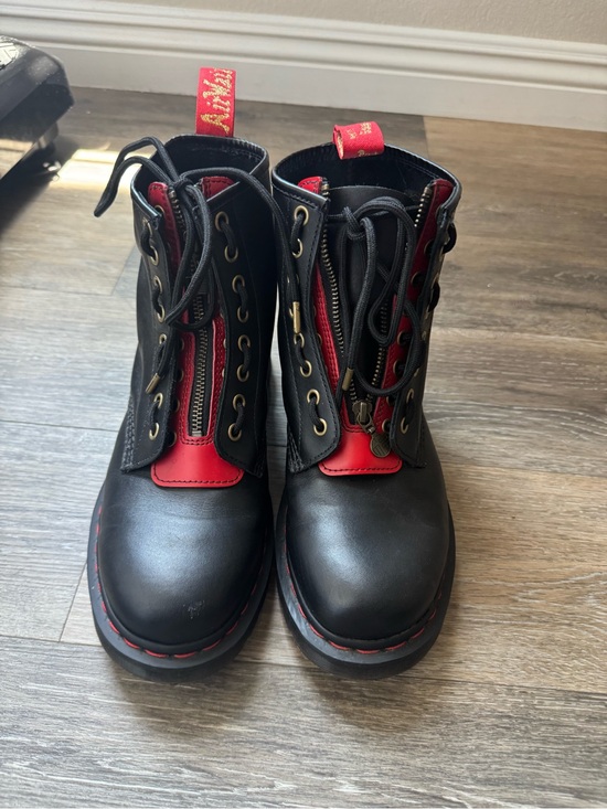 Dr. Martens Other - Dr. Martens 1460 Year of the Rabbit Leather Lace Up Boots Black Men 7/ Women 8